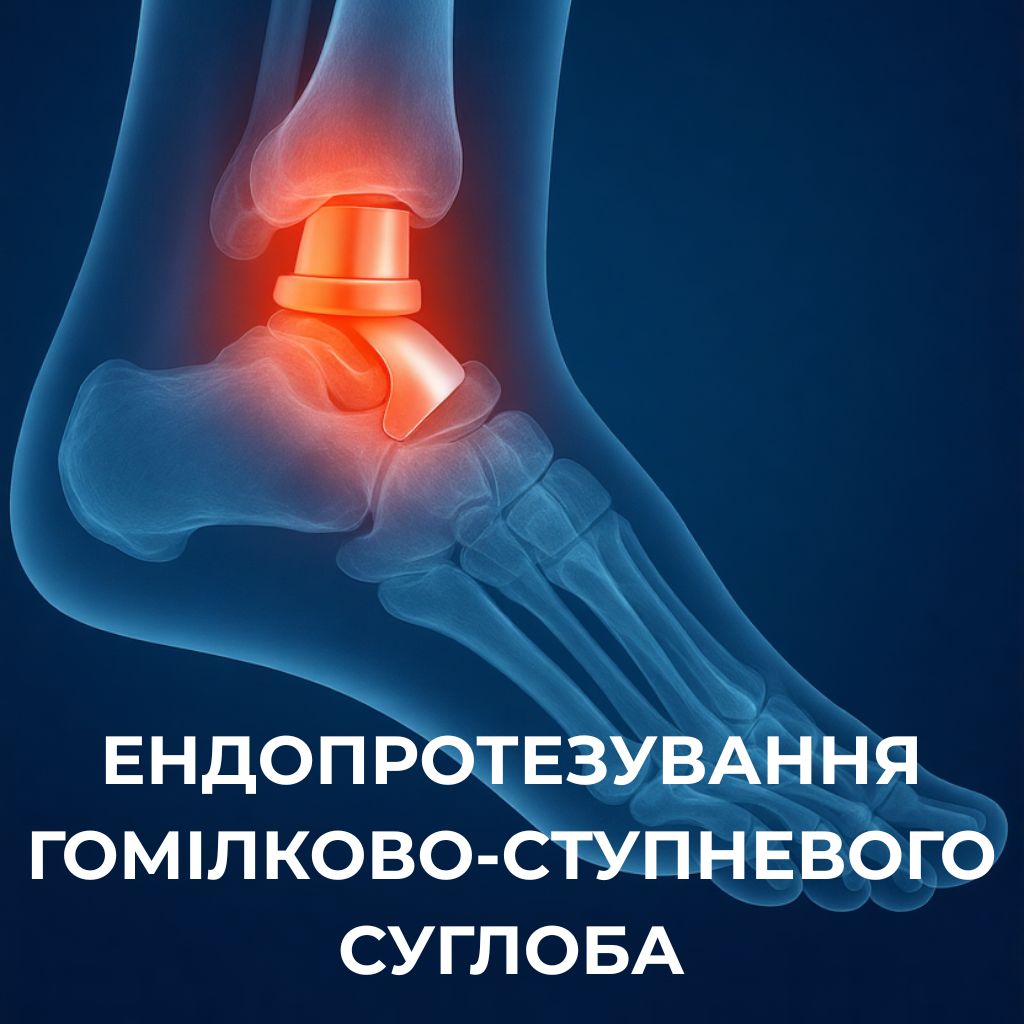 Ендопротезування гомілково-ступневого суглоба у Волинському центрі ортопедії