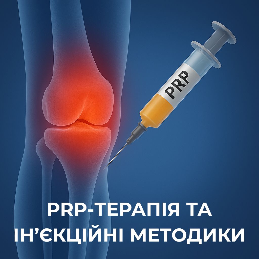 PRP-терапія та ін'єкції під УЗД у Волинському центрі ортопедії